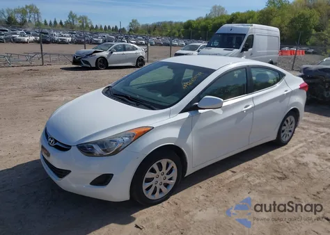 2013 Hyundai Elantra Gls из США, поврежденный, VIN 5NPDH4AEXDH172380